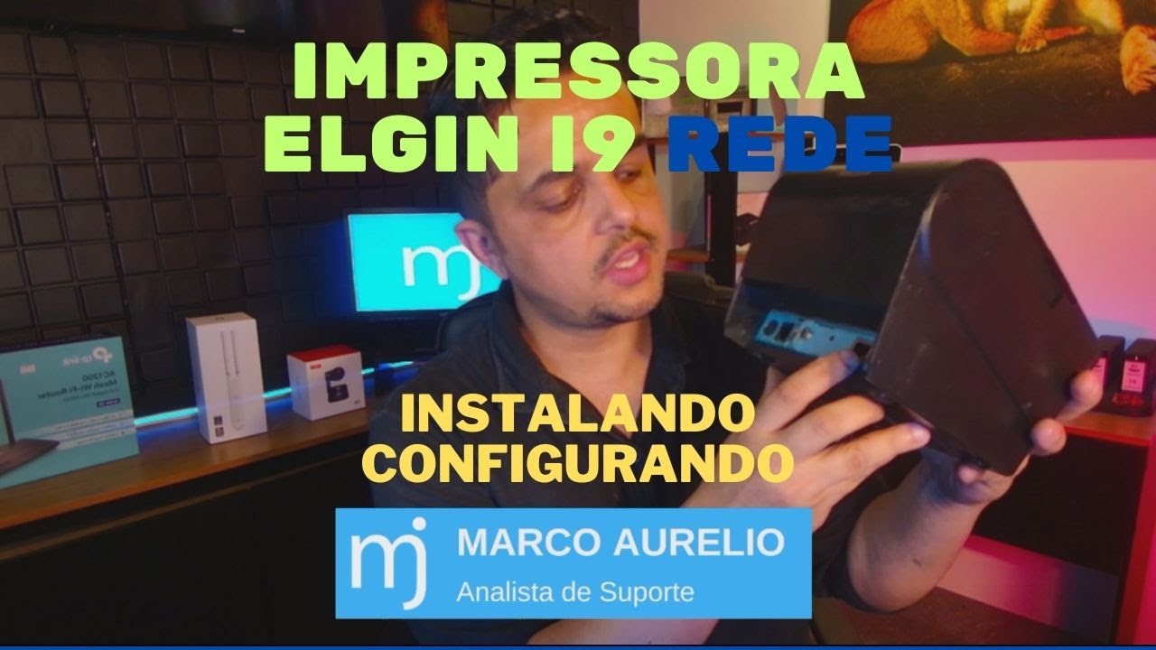 ELGIN I9 CONFIGURAR NA REDE COM IP DIFERENTE