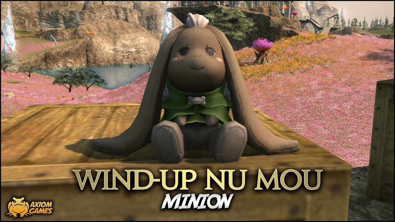 FFXIV: Shadowbringers - Wind-up Nu Mou Minion