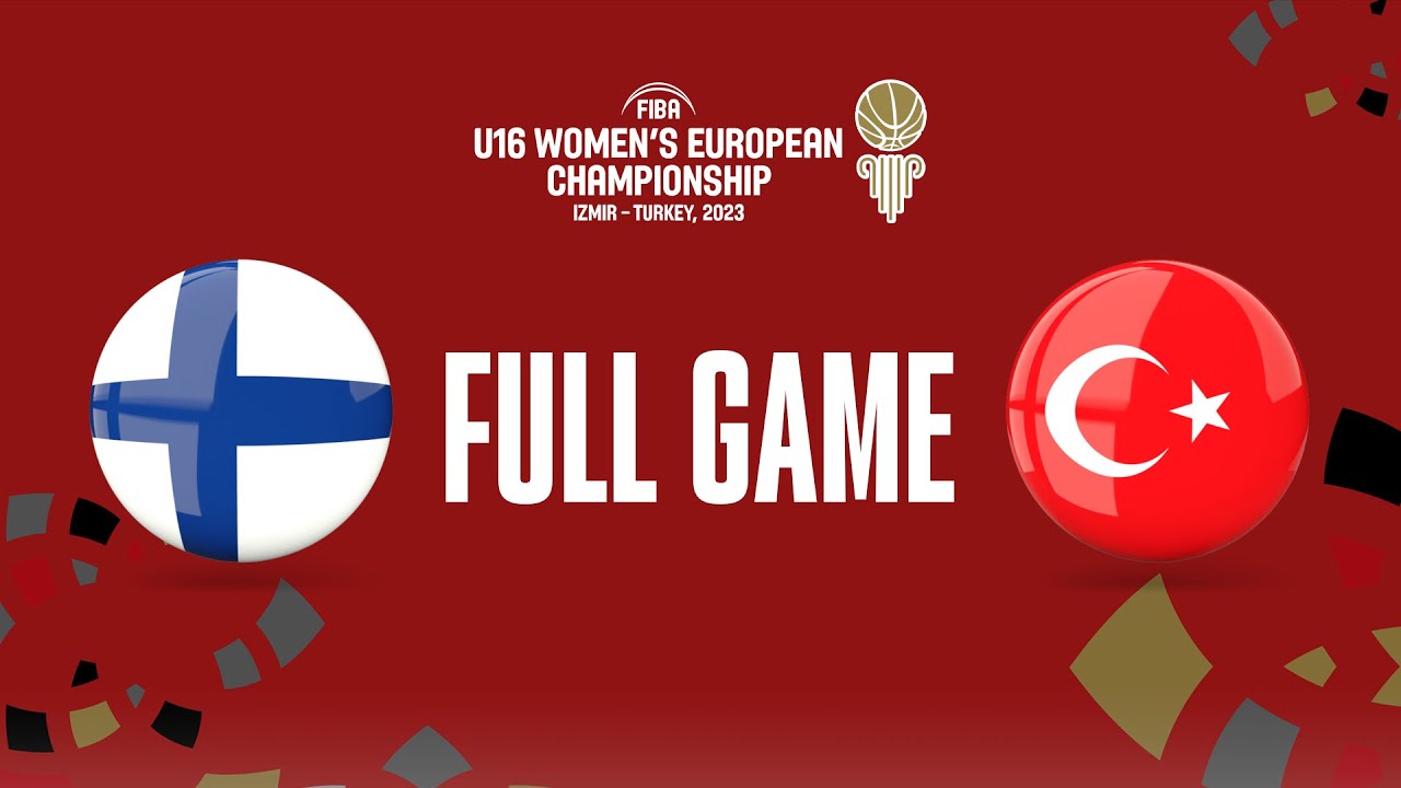 Finland v Turkey | Full Basketball Game | FIBA U16 Women's European Championship 2023