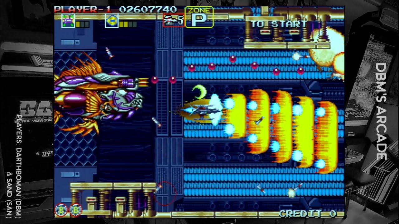 Darius Gaiden Extra Version - No Miss - 1CC - Arcade PCB - Score 9.410.350 - ABDGKPZ - ダライアス外伝