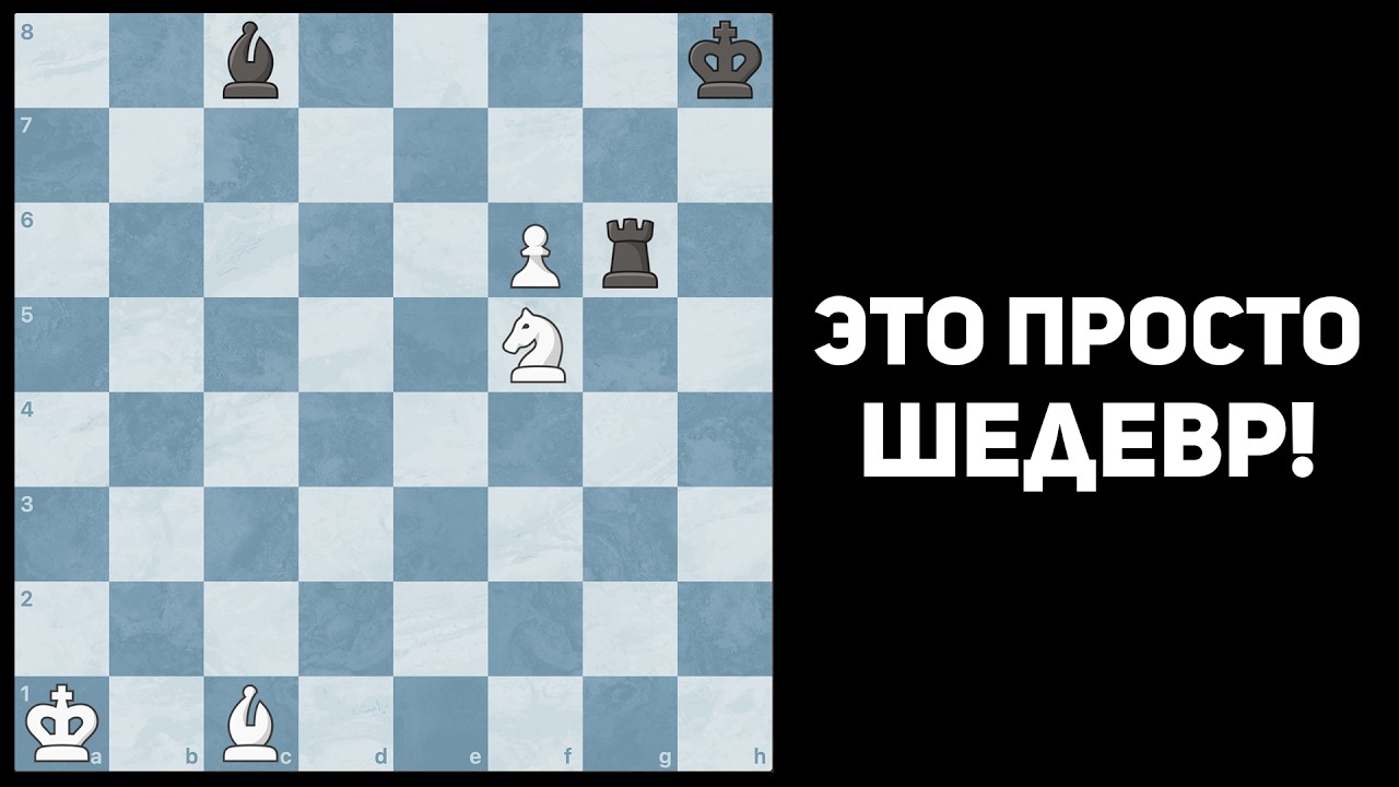 Вот Почему Этот Этюд Самый Красивый В Шахматах!