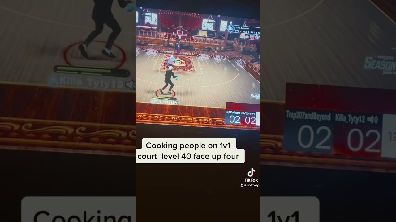 1v1 court galleon 2K cooking people 69 cheeze build #2k23 #like #tyty #lol #viral #compilation #new