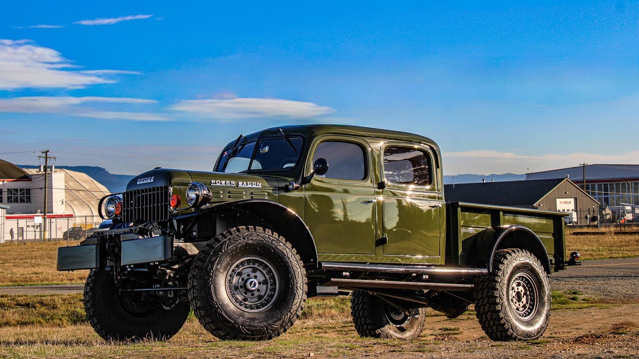 Видеообзор: Dodge Power Wagon WDX 1946 года выпуска, 4-дверный, с 5-ступенчатой ​​коробкой переда...