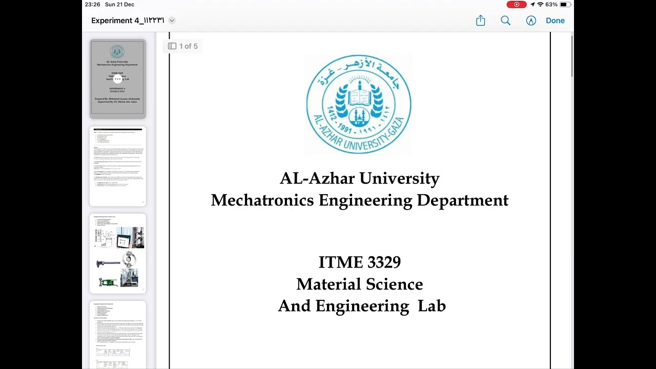 EX4&5 TENSILE TEST PART1