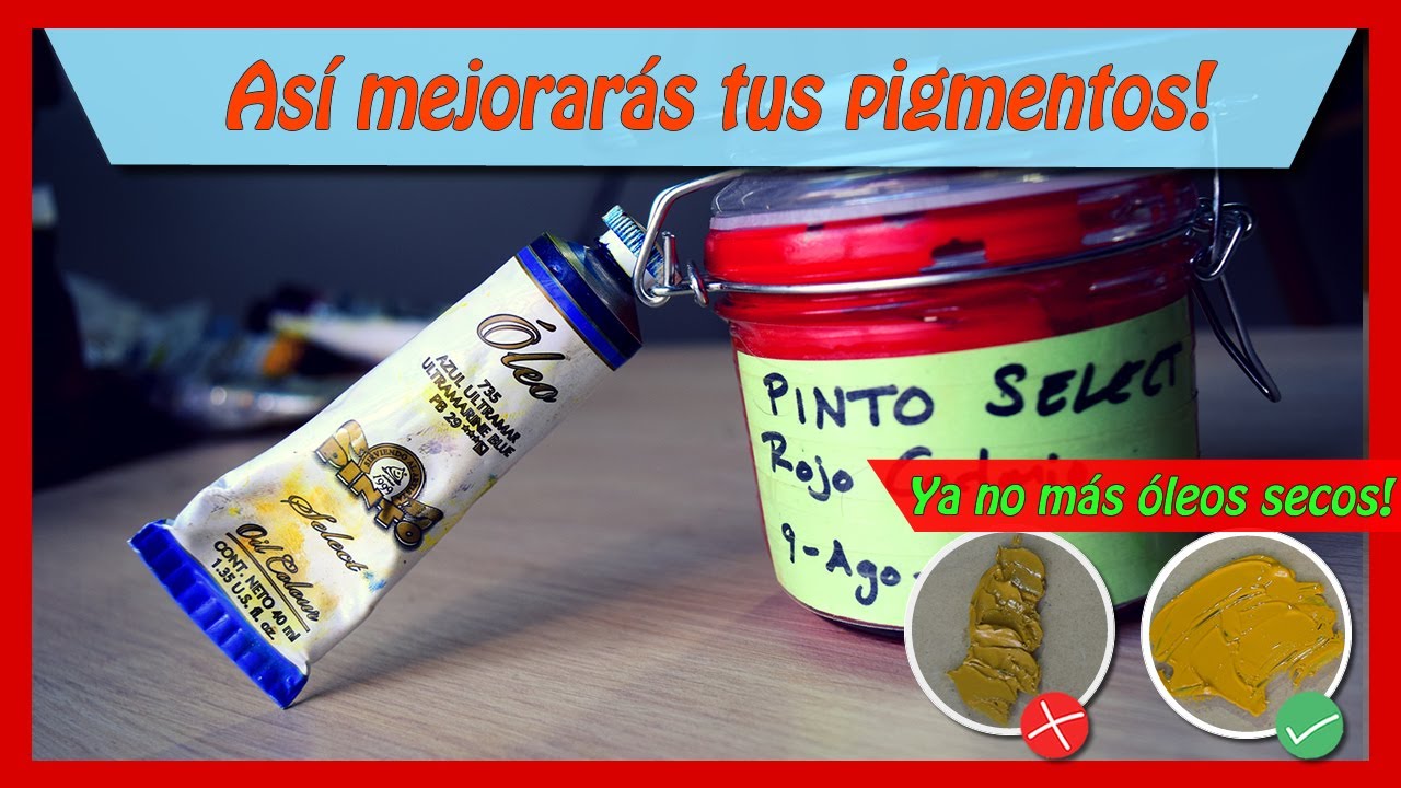 CÓMO EVITAR QUE TUS ÓLEOS SE SEQUEN🎨🎨 Curso de pintura al óleo //