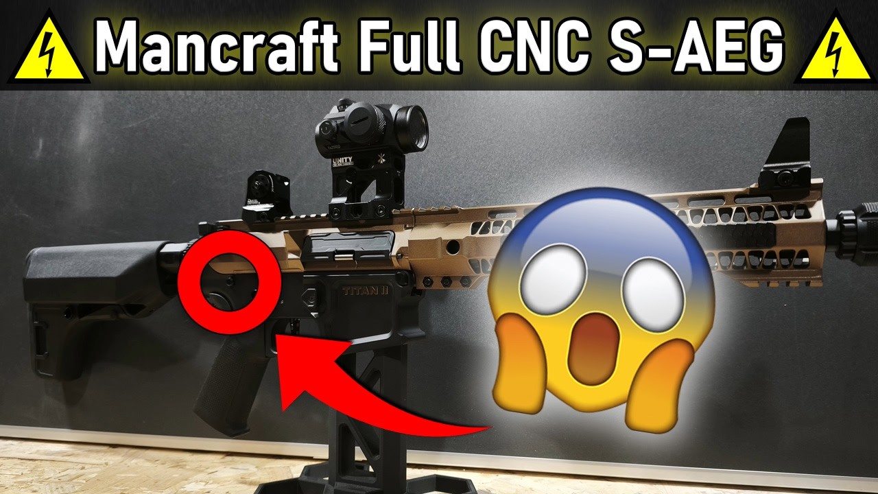 S-AEG Evolution: CNC, Carbon & Brushless Power! ⚡ Mancraft MTR15 Split System 🔫 Projekt Overkill 🔥