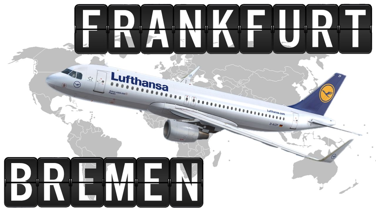 A320 Cockpit Flight Timelapse from FRANKFURT [FRA] to BREMEN [BRE] 350km