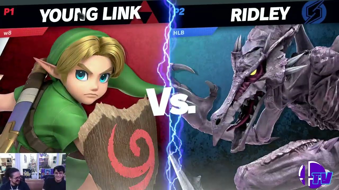 Shark Tank # 185 Loses Round 4 - Kyros (Young Link) Vs. HLB (Ridley) - SSBU Tournament