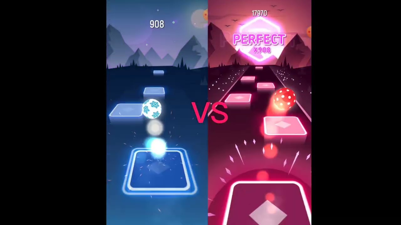 Alan Walker - Faded | Tiles Hop | Endless Mode | Autoplay | Old Version VS New Version | 😱😱😱