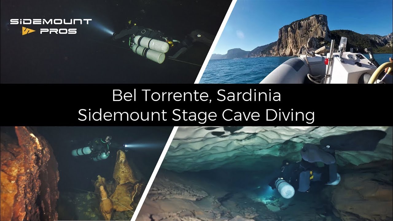 Sidemount Stage Cave Diving - Bel Torrente Sardinia