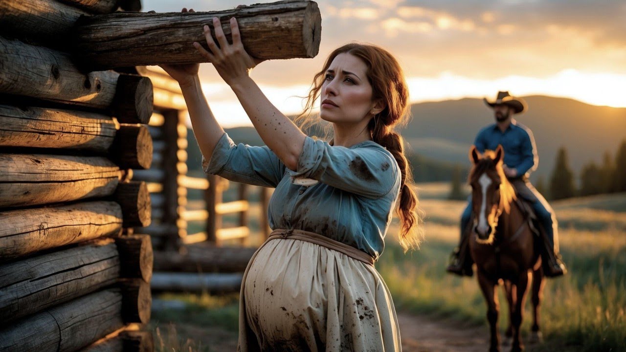 Ella construía su cabaña tronco a tronco… y el vaquero viudo solo deseaba tener una familia.