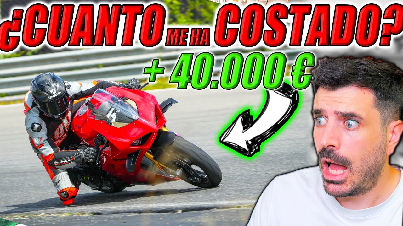 Ducati PANIGALE V4s 🤑 ¿CUANTO CUESTA CORRER con esta MOTO?