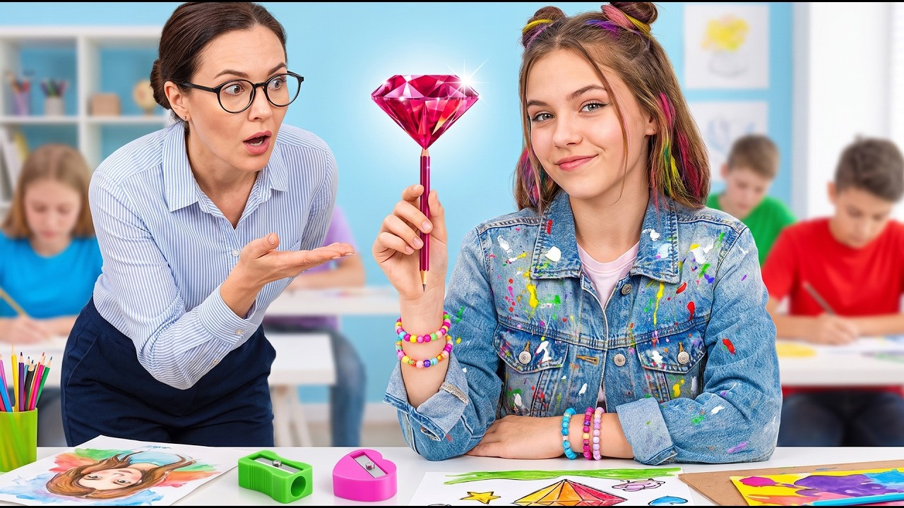 ART CLASS SUPERSTAR! 🌟 Fun Crafts & DIYs to Impress Your Teacher by 123 GO! Galaxy