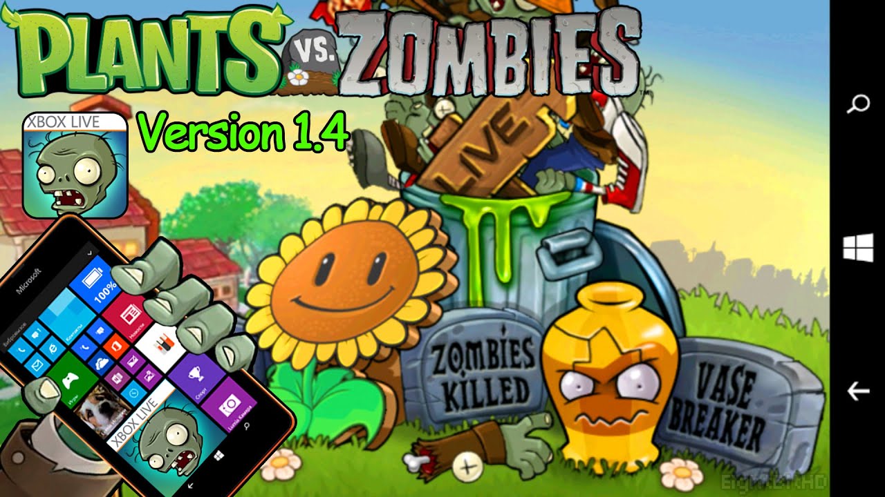 Plants vs. Zombies [Windows Phone] [Version 1.4]  FULL Walkthrough