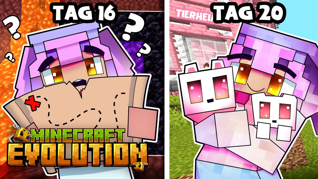 Ich habe 1 Woche bei Minecraft Evolution gelebt und DAS ist passiert! Minecraft Evolution