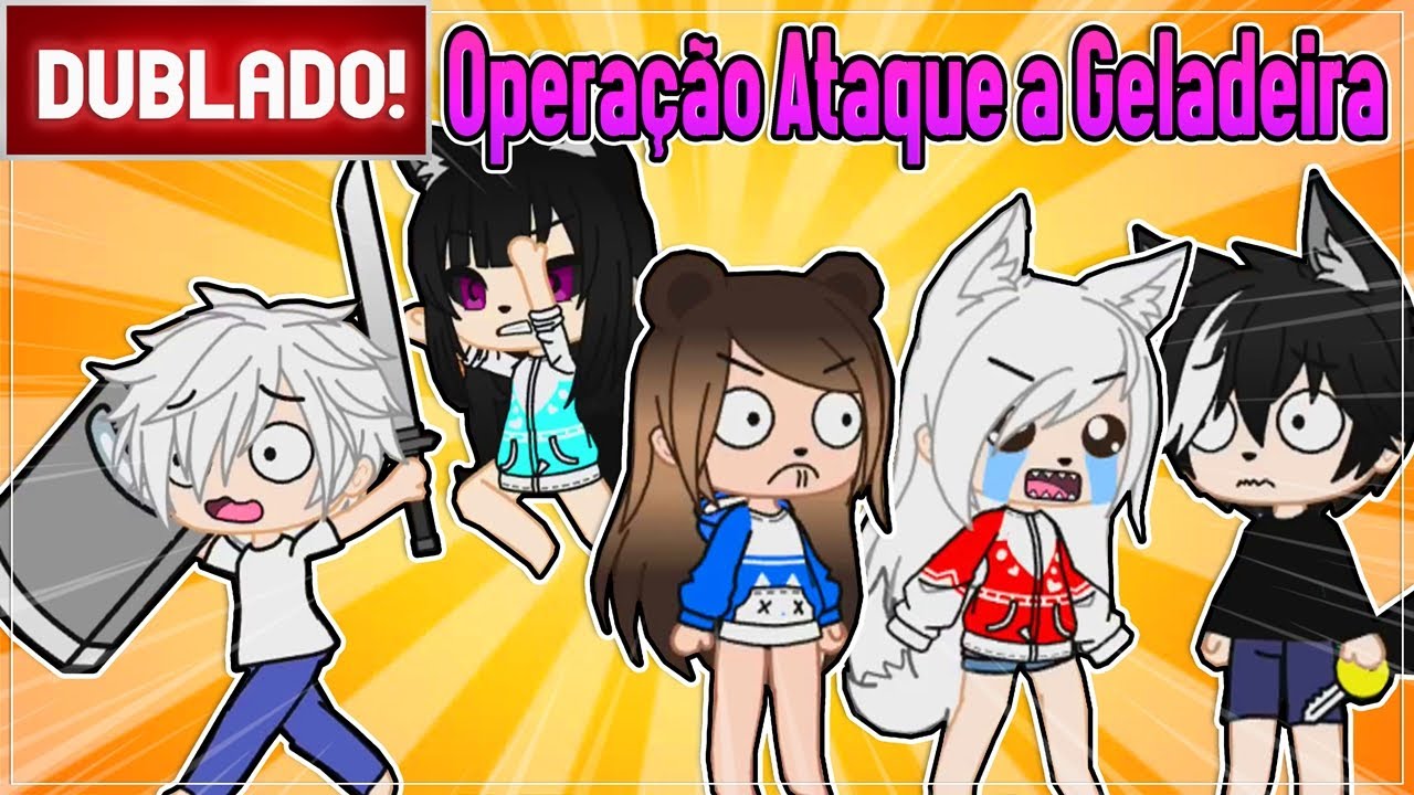 [ DUBLADO ] O ATAQUE A GELADEIRA l GACHA CLUB