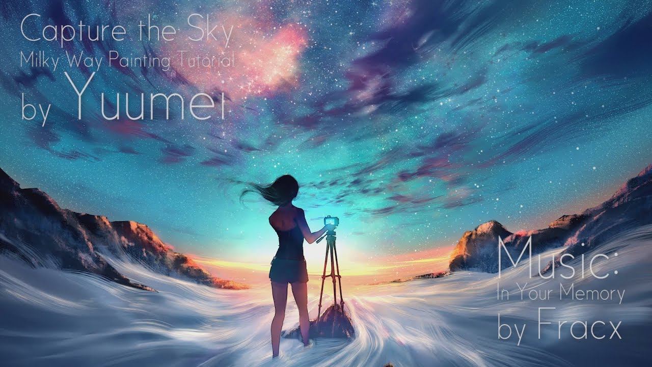 Milky Way Painting Tutorial [Photoshop and SAI]