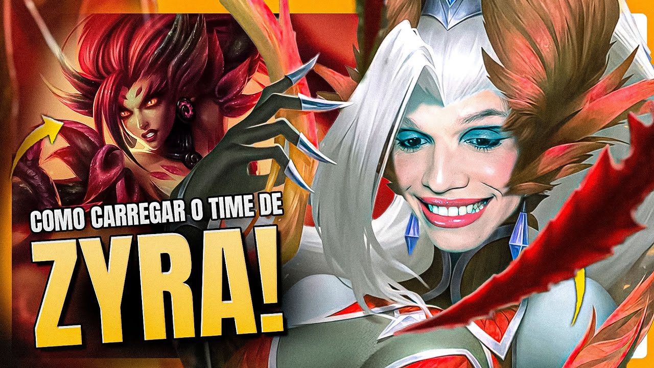 COMO DAR MUITO DANO DE ZYRA! | ZYRA SUP GAMEPLAY | League Of Legends