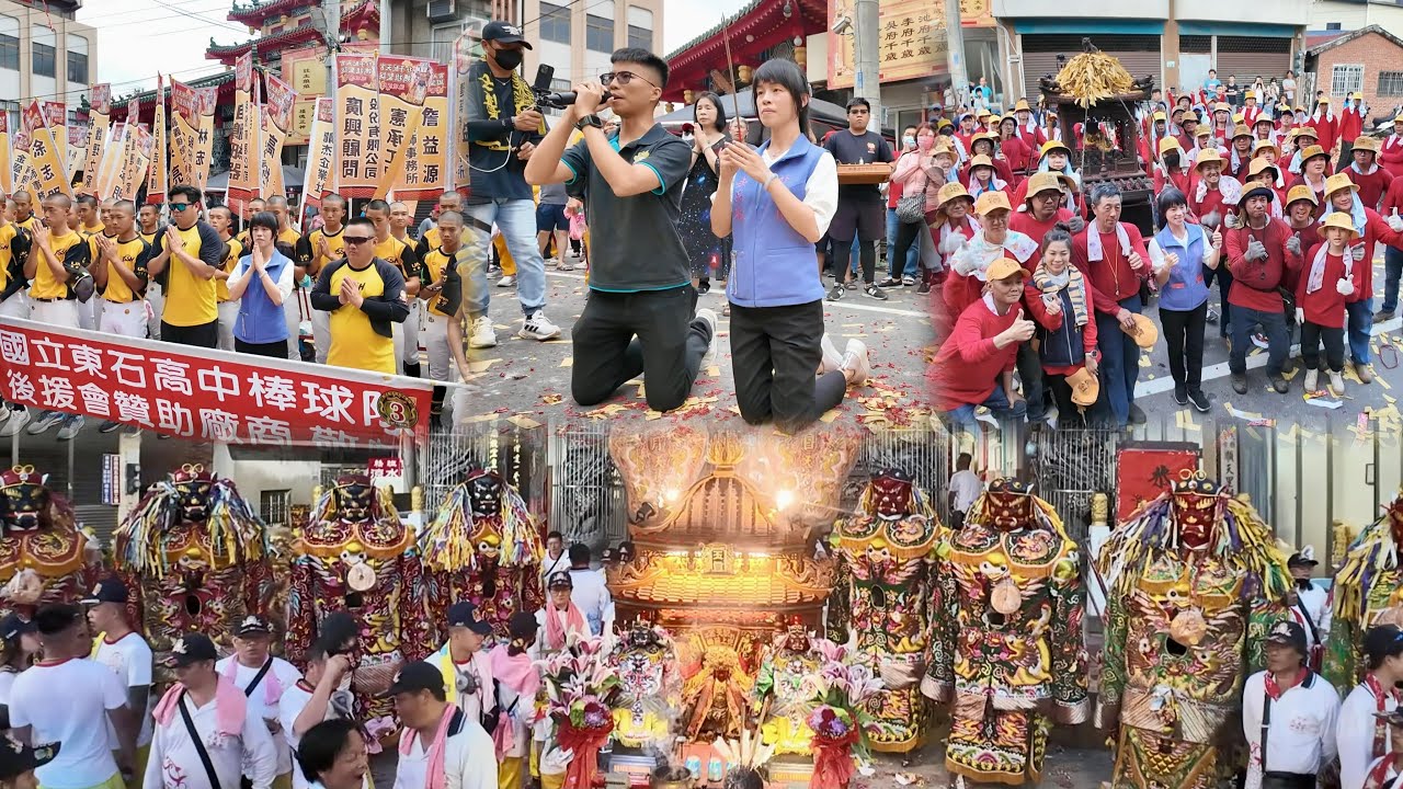 非常親民又虔誠的「朴子市長吳品叡」恭迎「朴子配天宮」樸仔媽聖誕祈安遶境大典
