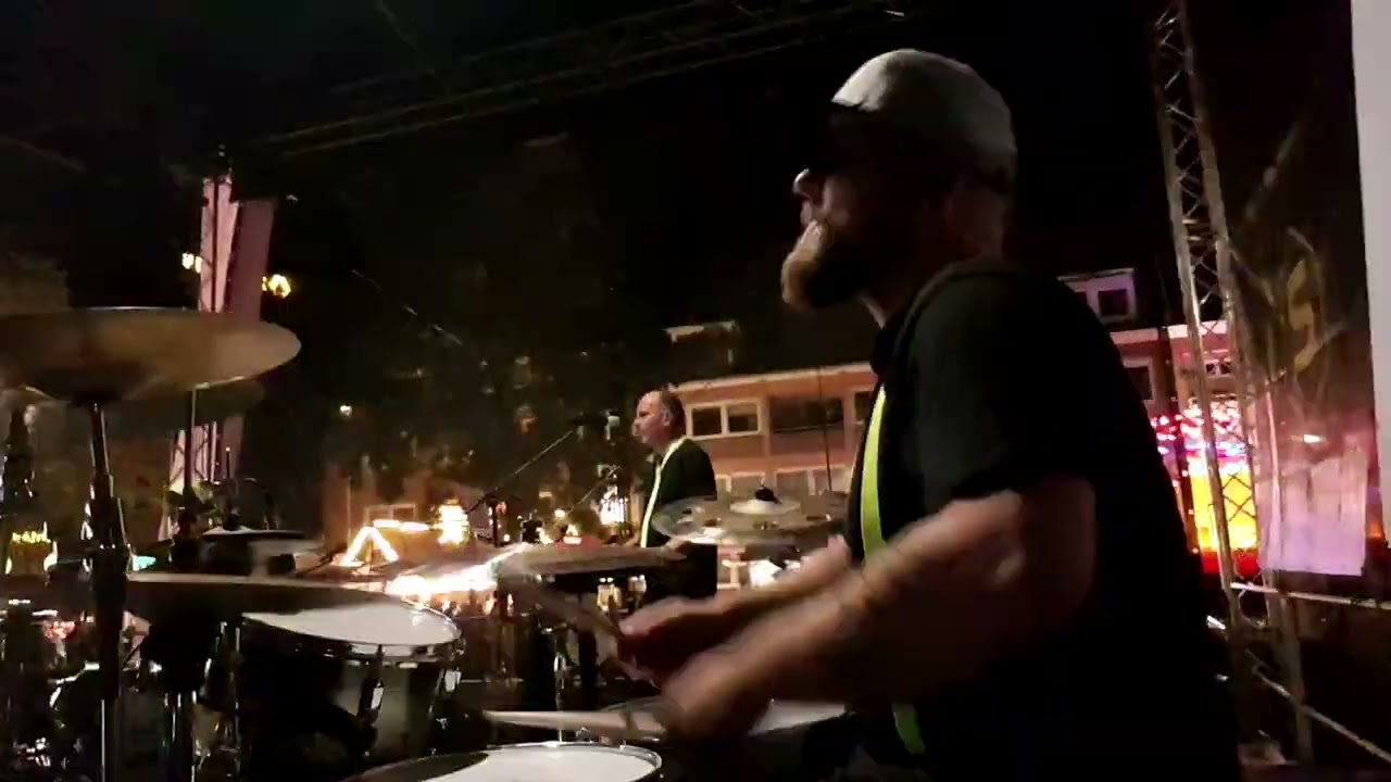 Roxette - Sleeping in my car | Hannes Lehmann Drumcam | Coverband Hafenfest Emden 2023