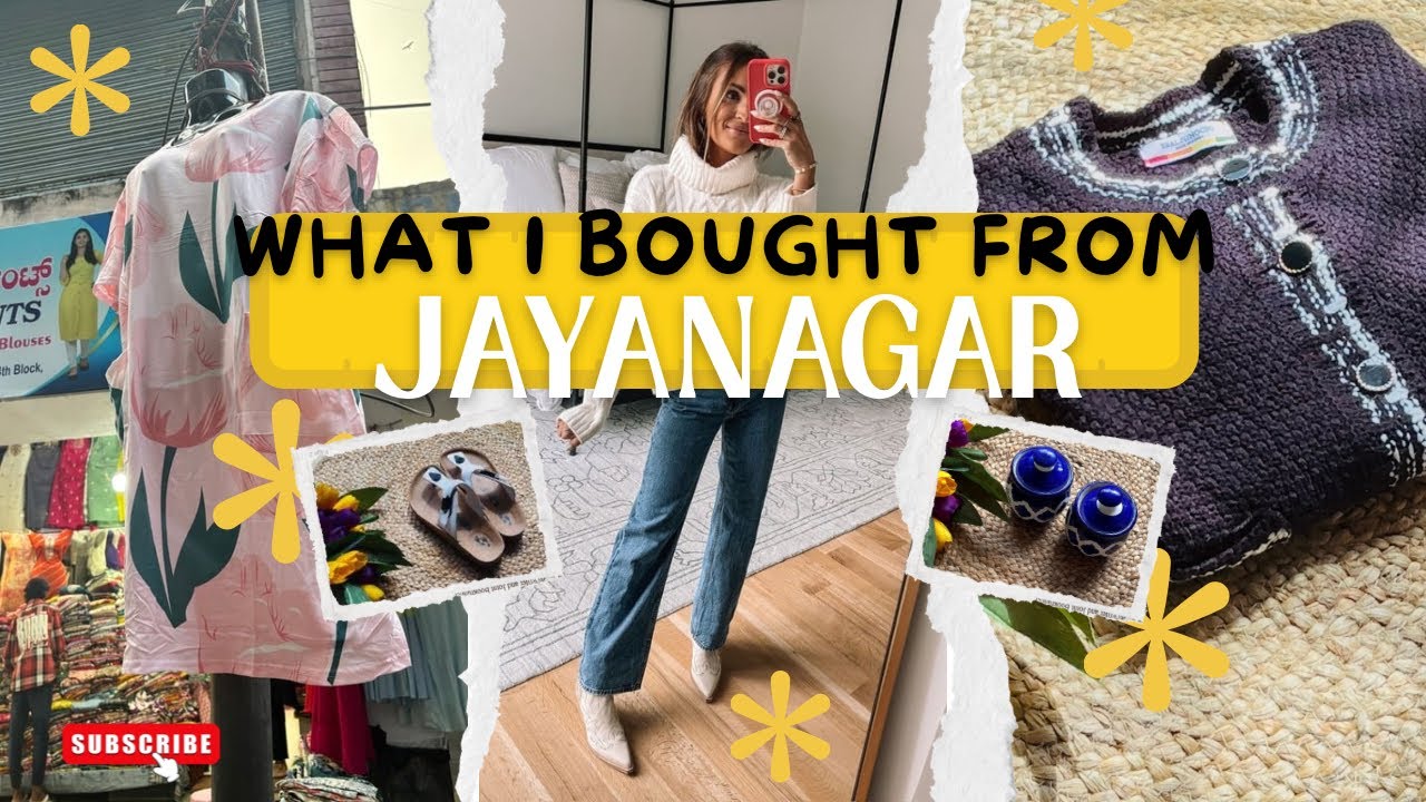 What I Bought From Jayanagar Market | Budget Finds Under ₹500 😍