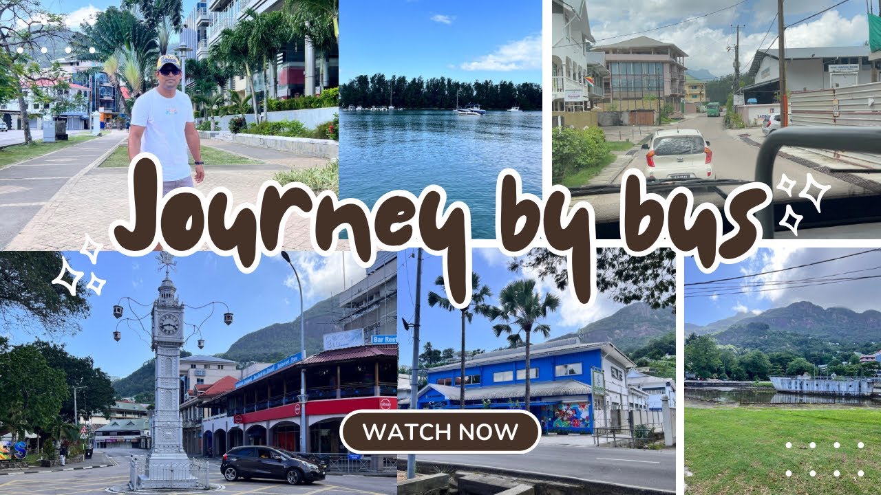 Journey by bus pointausel to Victoria Seychelles|| বাসে ভ্রমণ Seychelles