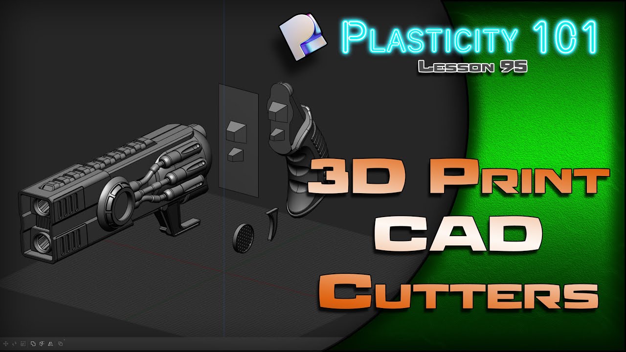 95 PLASTICITY 101 3D PRINT CAD CUTTERS