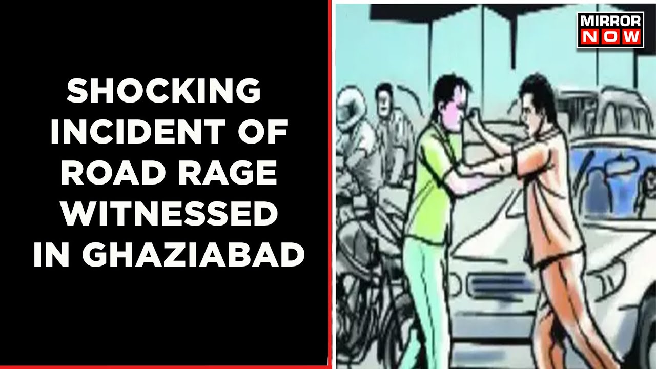 Shocking Road Rage In Ghaziabad | Man Hit By Speeding Bike, Beaten Up | English News