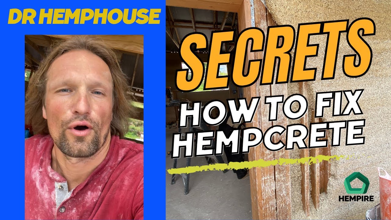 HOW TO FIX A LOOSE OR A CRACKED HEMPCRETE (HEMPLIME) WALL