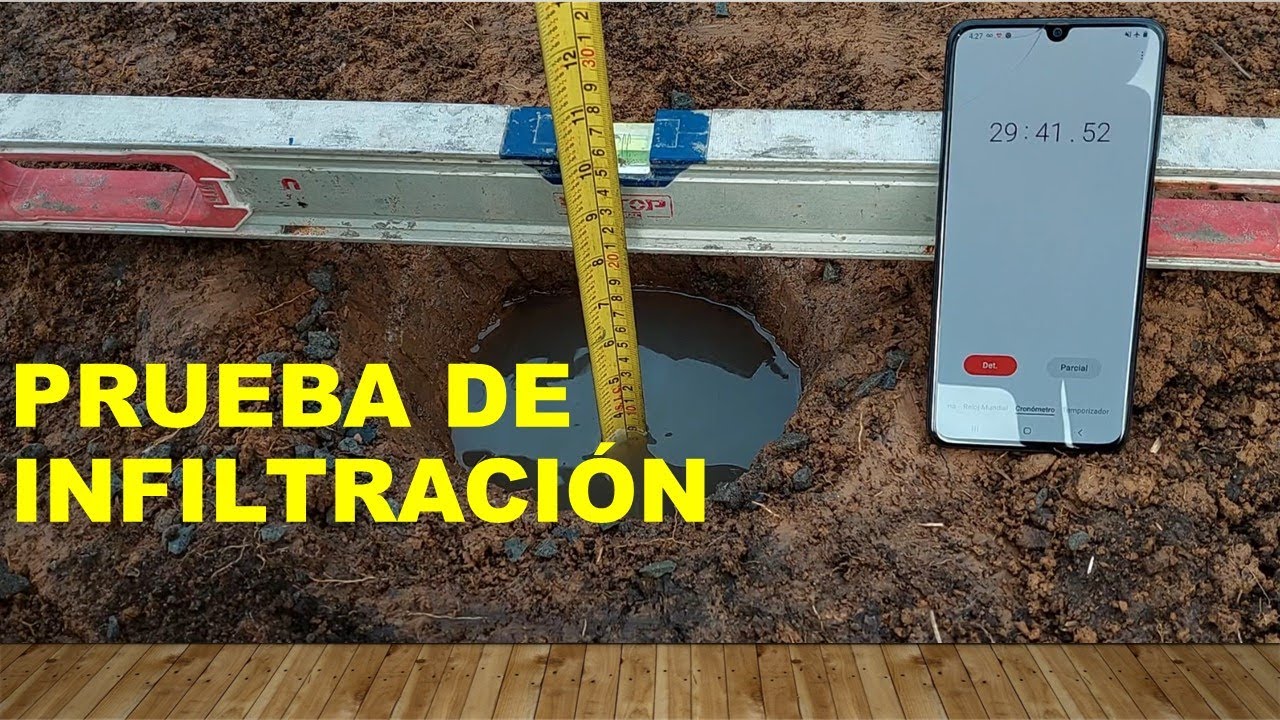 PRUEBA DE INFILTRACION PARA TANQUE SEPTICO