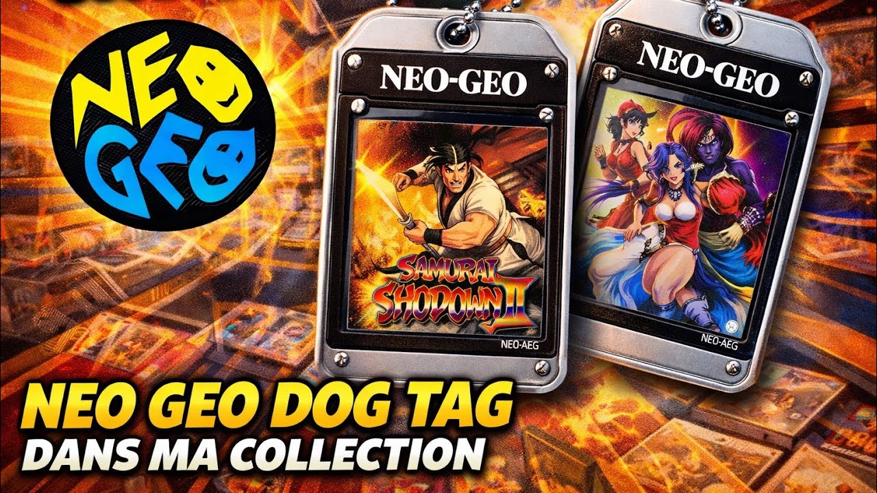 Un nouveau titre neo geo dog tag qui rentre dans la collection