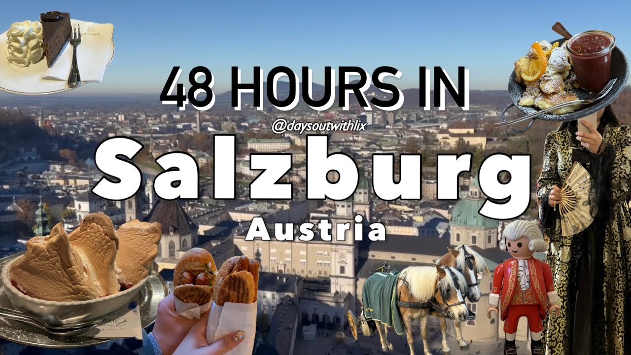 Austria Travel Vlog 2024 🇦🇹 things to do, eat, and visit 🏰⛪️🎼🎻🏔️🎄 #salzburg #austria #europe