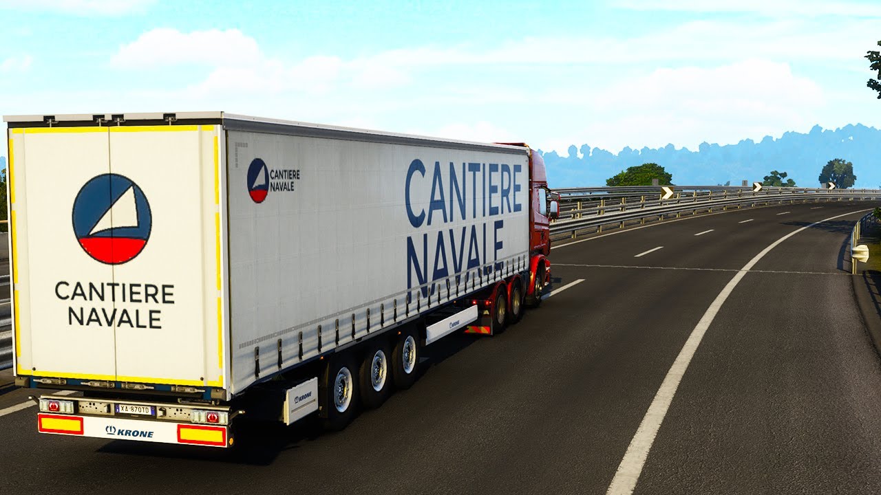 Везу Груз по Италии - EURO TRUCK SIMULATOR 2