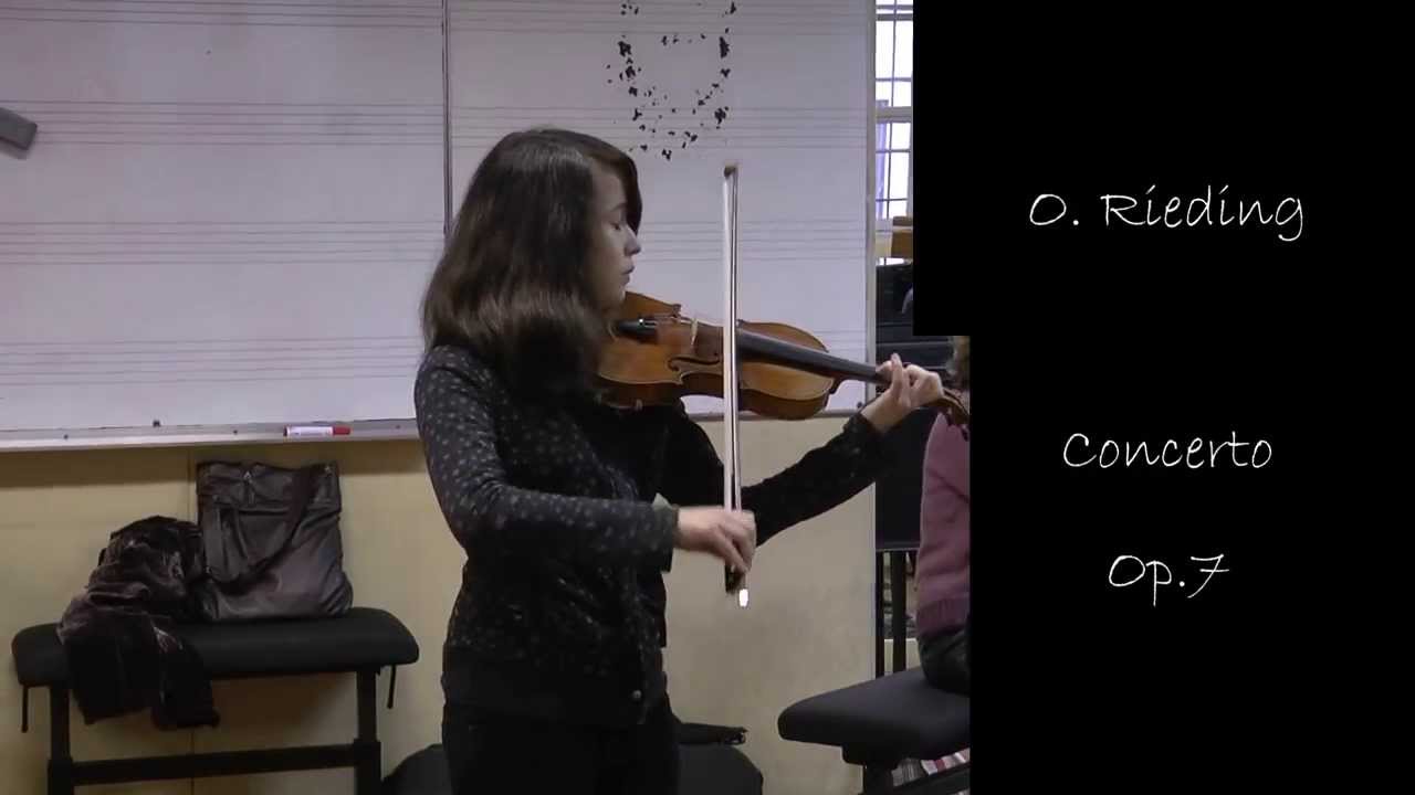 Lélé plays O. Rieding Concerto Op 7
