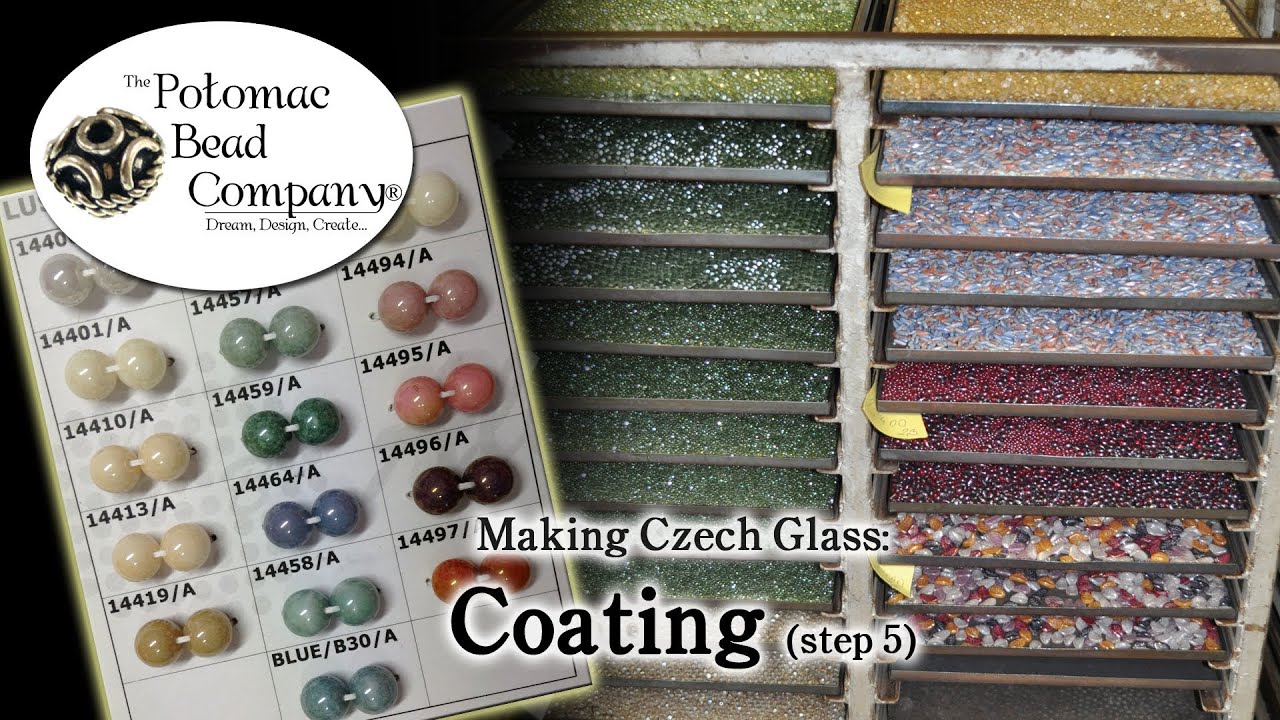 Making Czech Glass - Coating (Step 5)