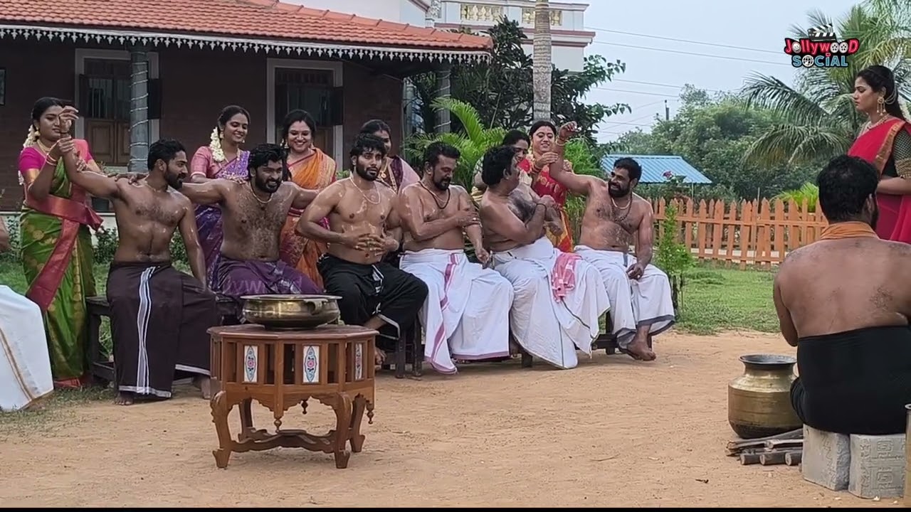 chinna marumagal oil bath scene making | #chinnamarumagal #serialpromo #vijaytv