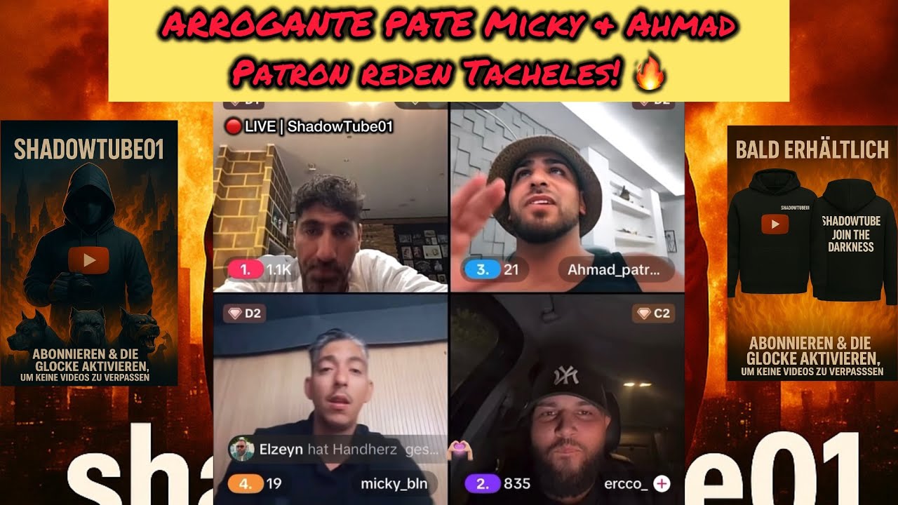 ARROGANTE PATE & Ahmad Patron reden Tacheles &uuml;ber Manuellsen! 🔥 Micky mischt mit!