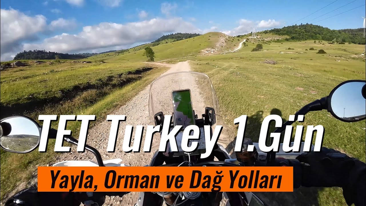 Motosiklet ile Türkiye Turu 1.Gün TET : Kocaeli, Sakarya, Bolu Yayla, Orman ve Dağ Yolları