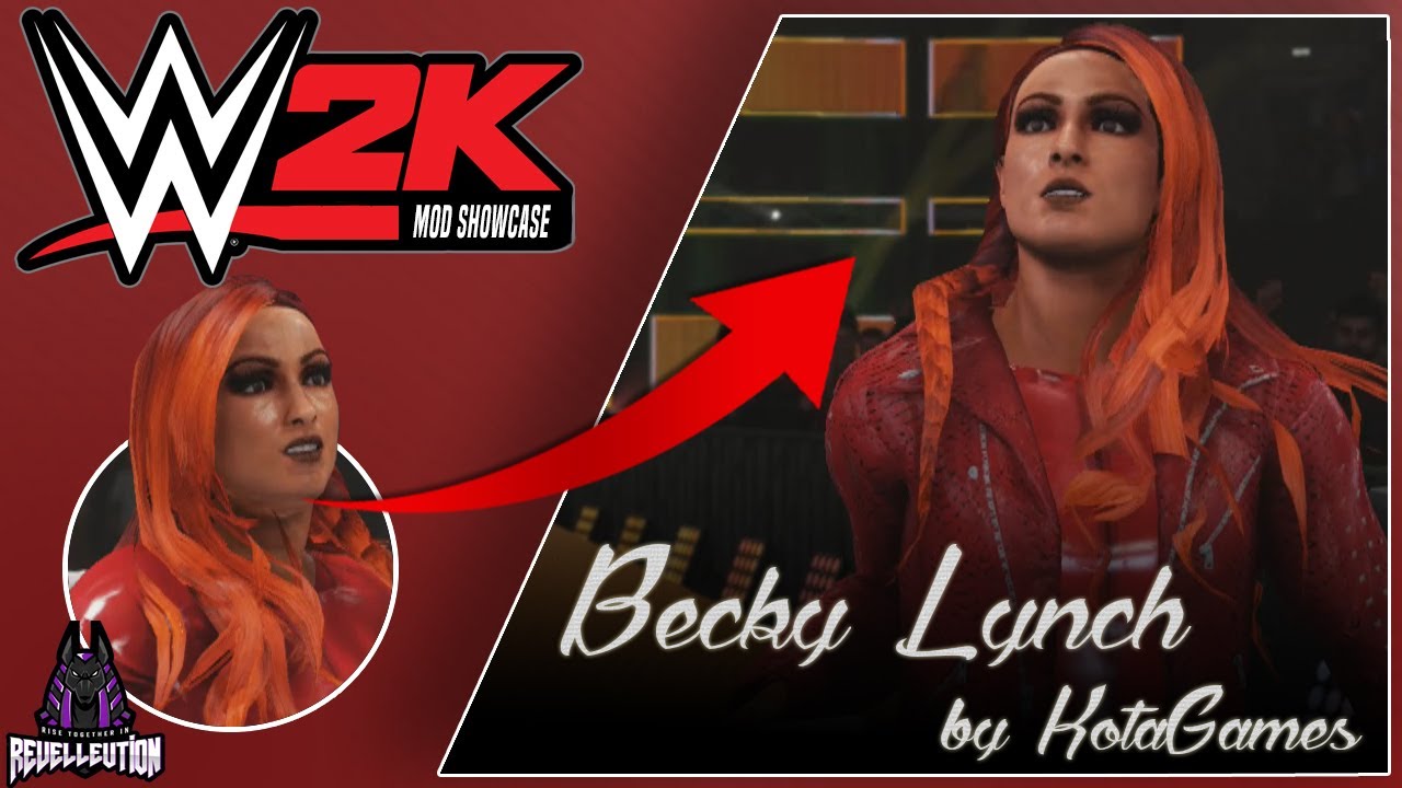WWE 2K Mod Showcase: Becky Lynch Mod Update! 