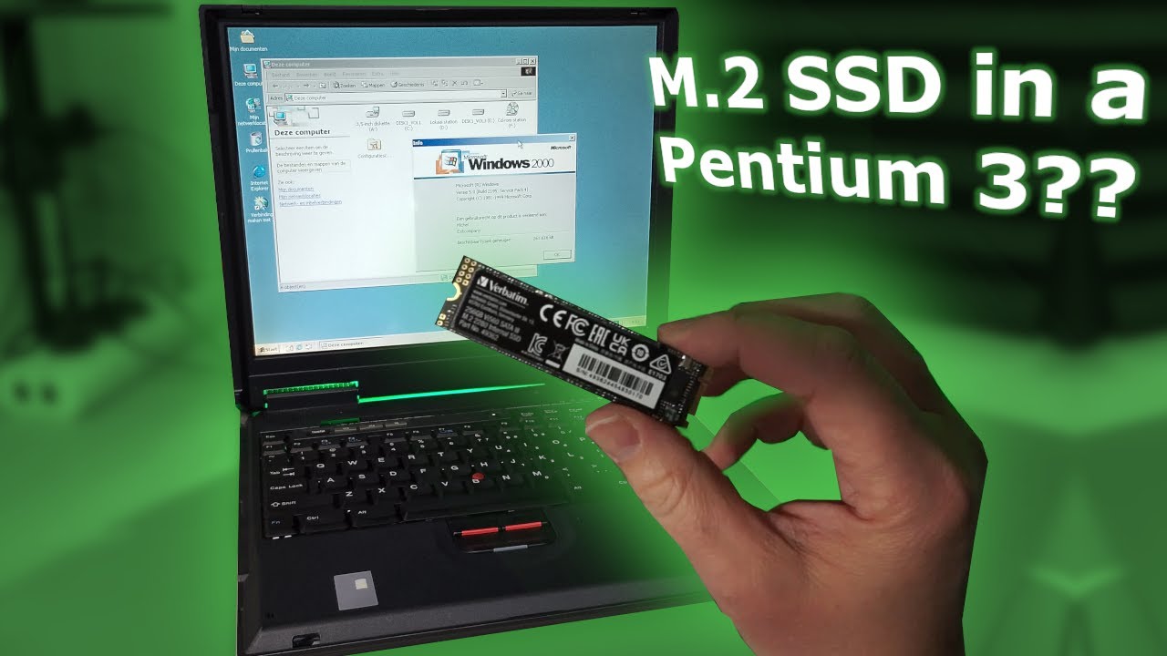 I put an M.2 SSD in my Pentium 3 laptop!
