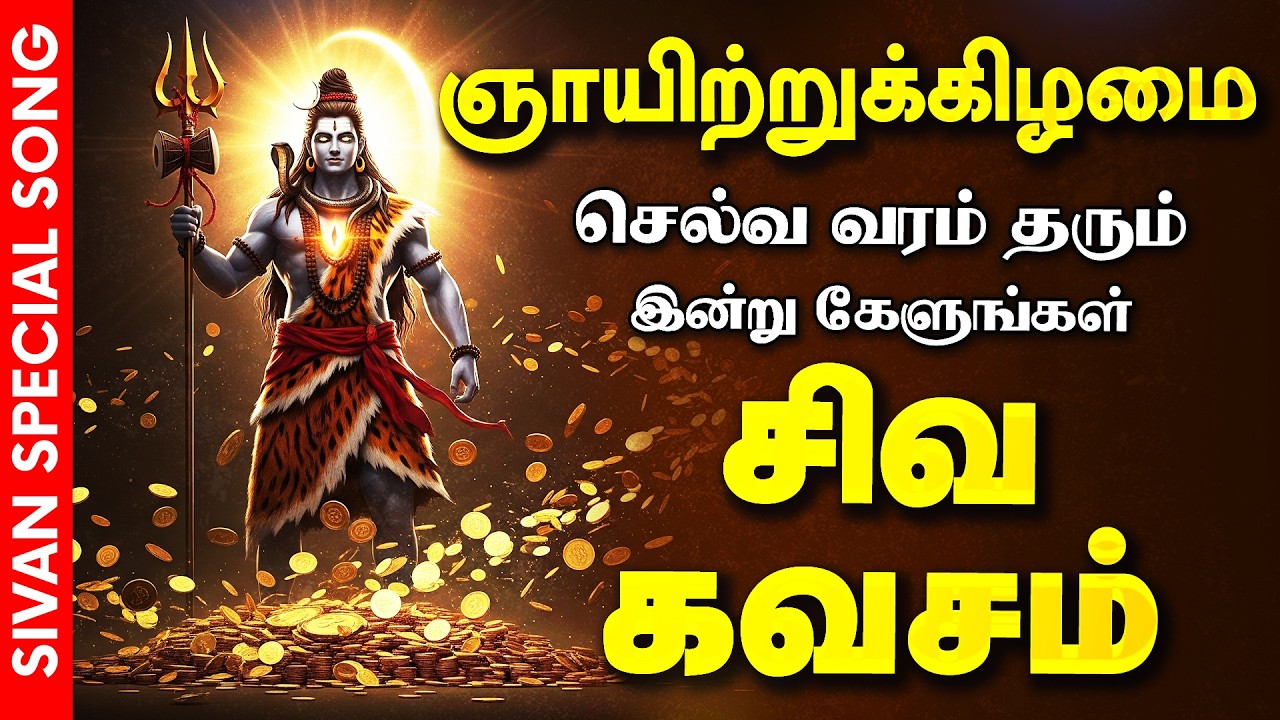 🔴LIVE SONGS| புதன்கிழமை செல்வ வரம் பெற்றிட கேட்க வேண்டிய செல்வ சிவன் கவசம் | Sivan Bakthi Songs