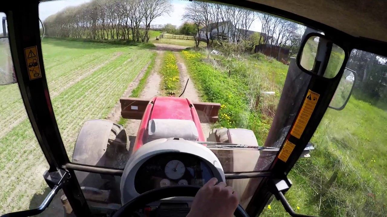 [GoPro] Rolling Barley - Massey Ferguson 6480 - Danish Agriculture 2017