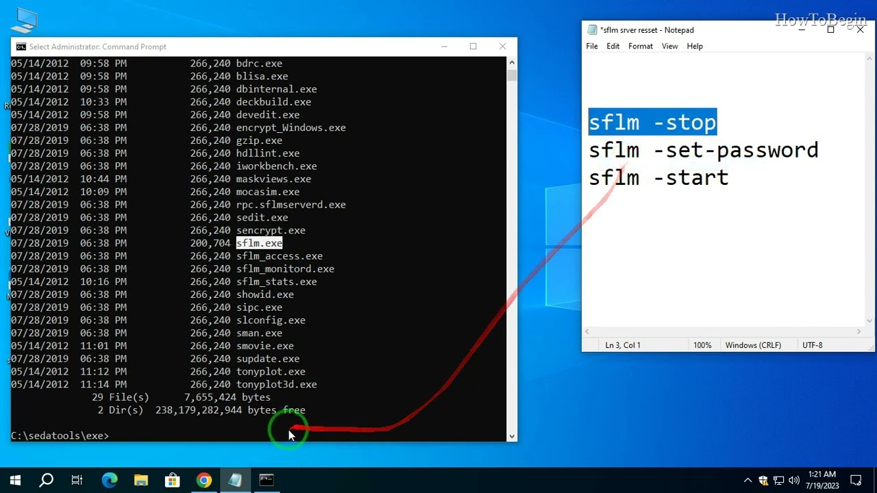 Recover / Set new sflm / silvaco password.