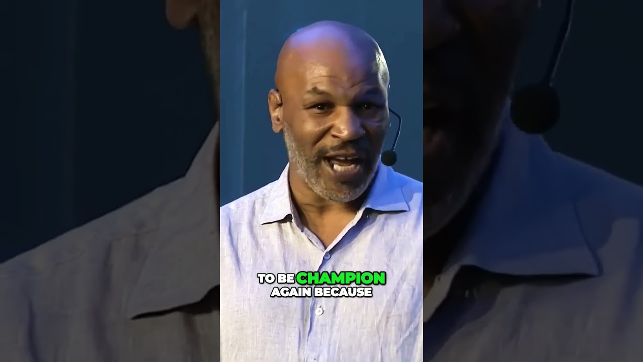 Mike Tyson's Redemption Story From Prison to Championship Triumph #miketyson #motivation #redemption
