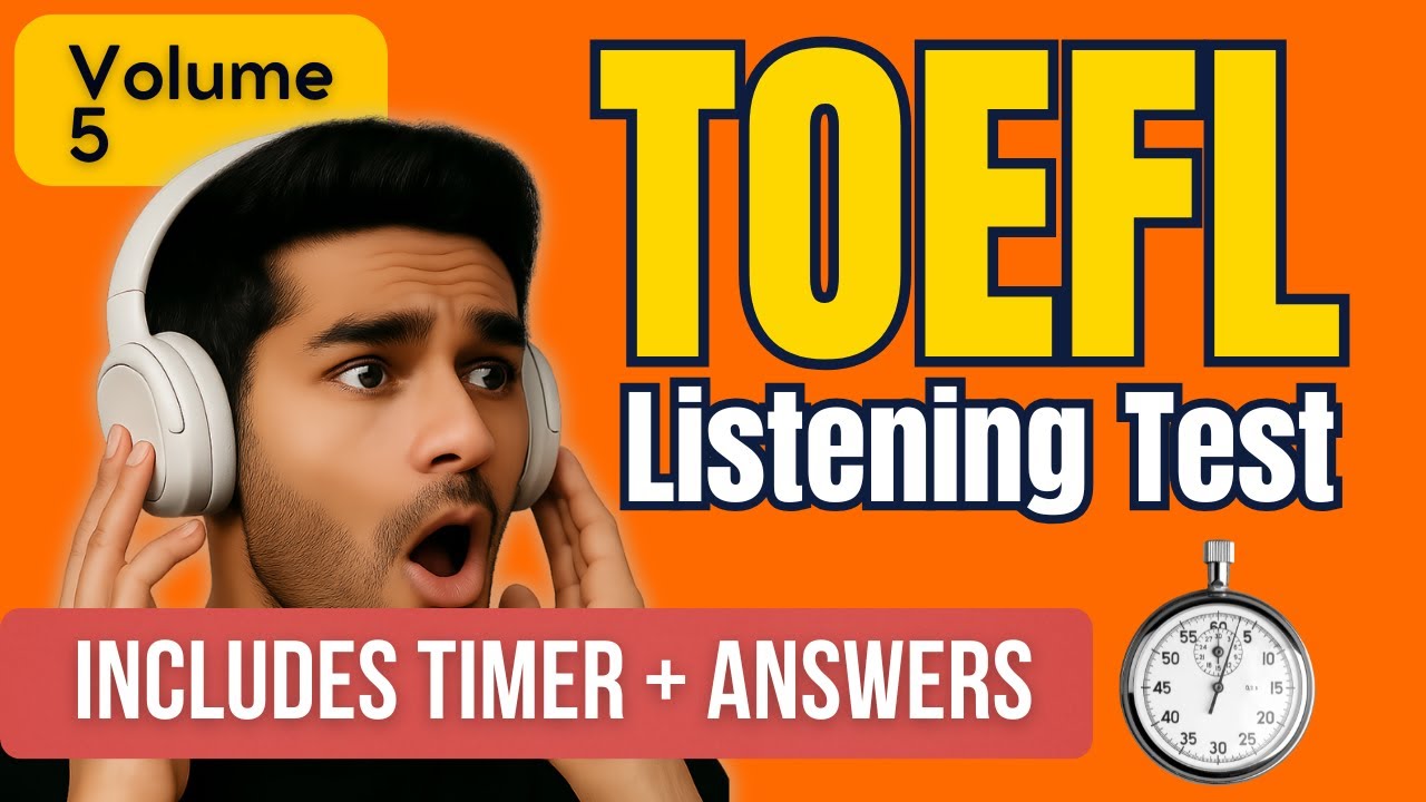Only 3% of Students Can Get All These TOEFL Listening Questions Right! | Volume 5