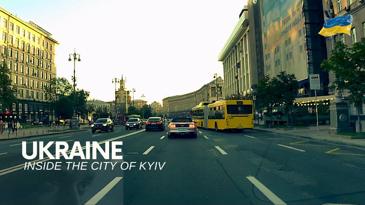4K Driving With Open Window Inside City of Kyiv, Ukraine August, 2023 | No Talking ASMR 32