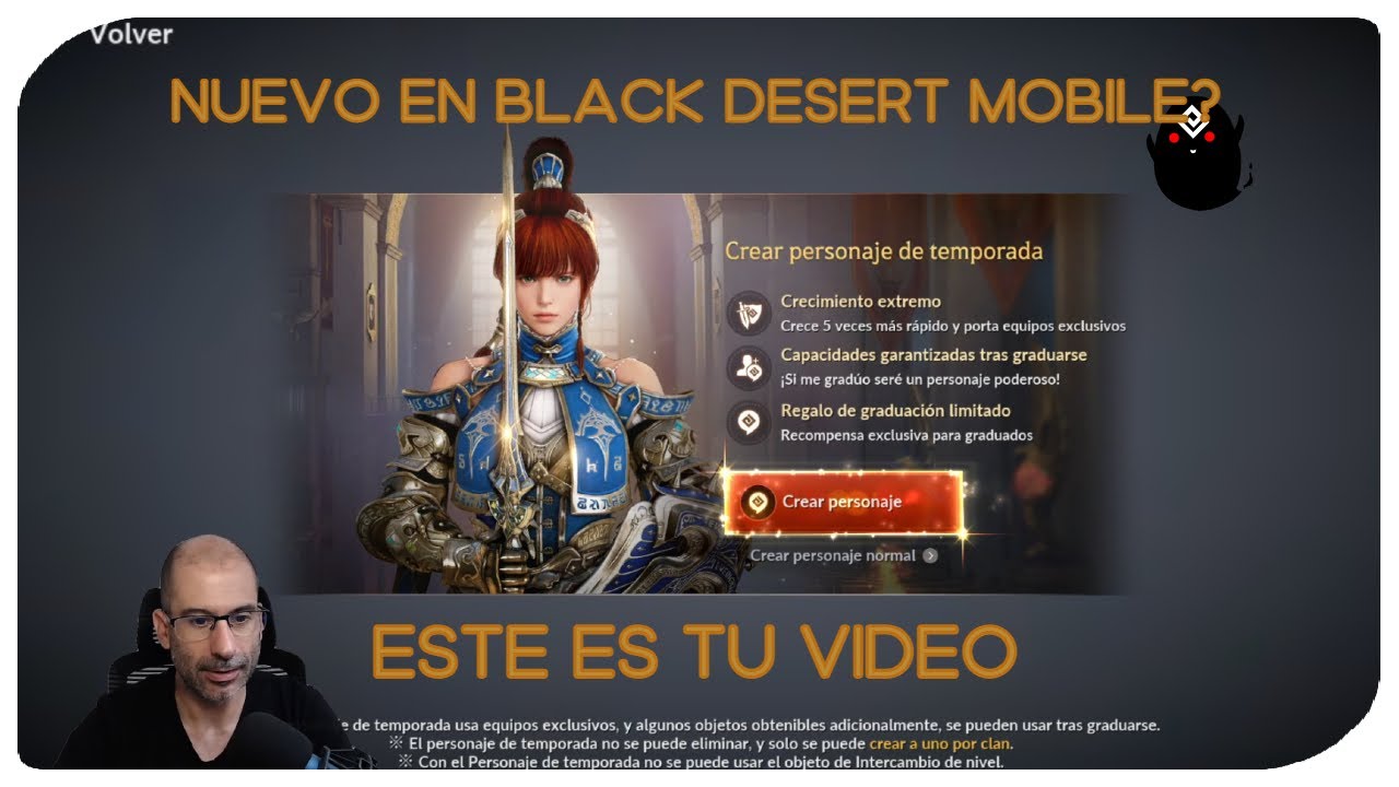 Nuevo en Black Desert Mobile? Este es tu vídeo