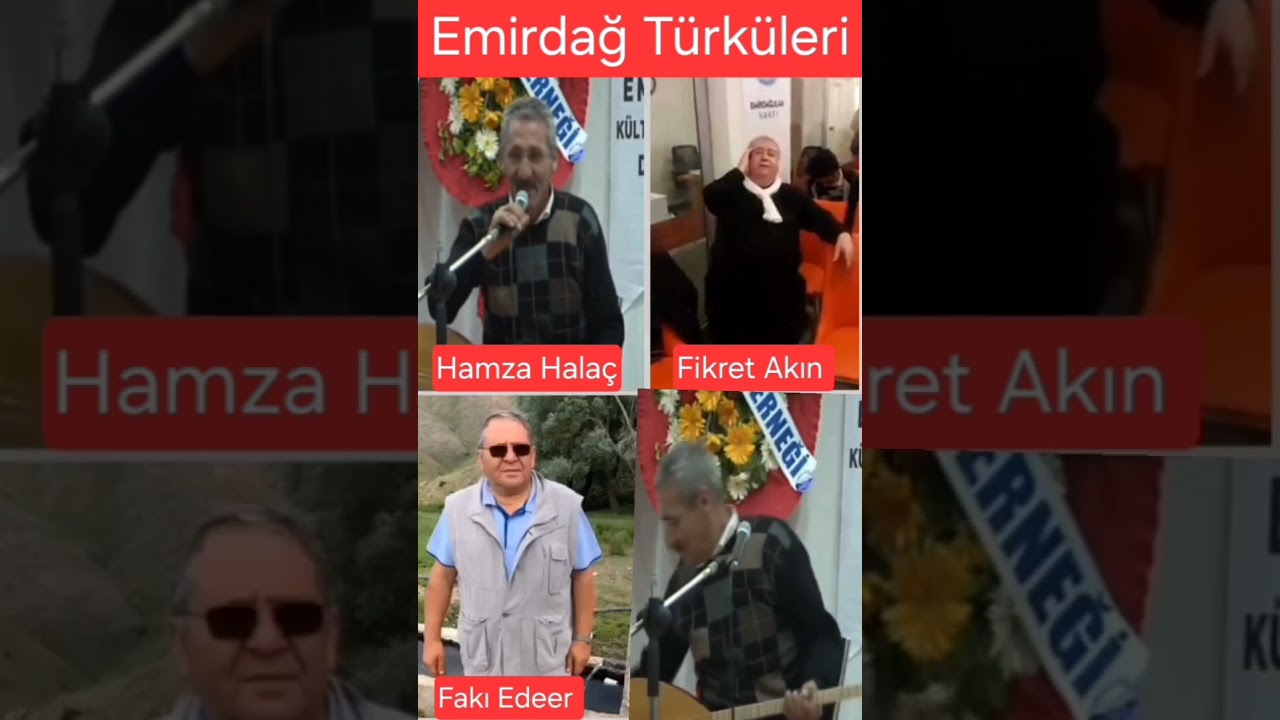 Emirdağ'ın en güzel türküleri   Hamza Halaç - Fikret Akın - Fakı Edeer - Pınar Halaç