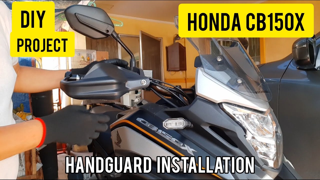 Video 2 of 2 - A Correction of Video 1 - Honda CB150X Handguard DIY Installation