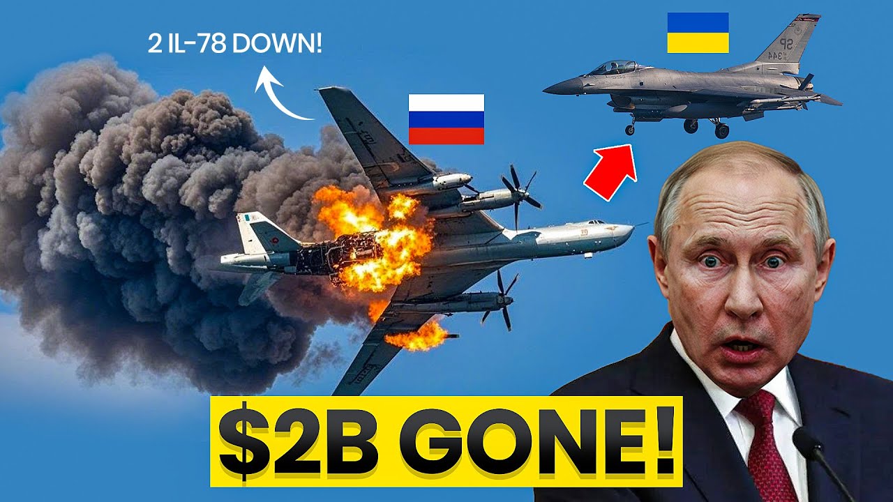 Украинская забастовка на 2 млрд долларов шокировала Россию: сбиты два Ил-78, бомбардировщики мгно...